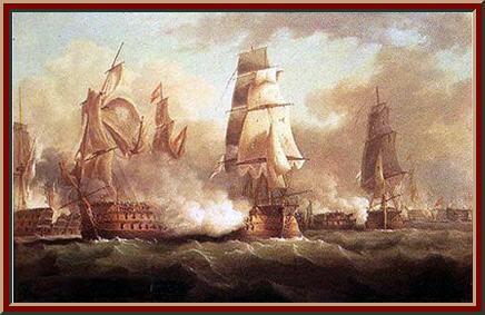 HMS Neptune Returning Fire